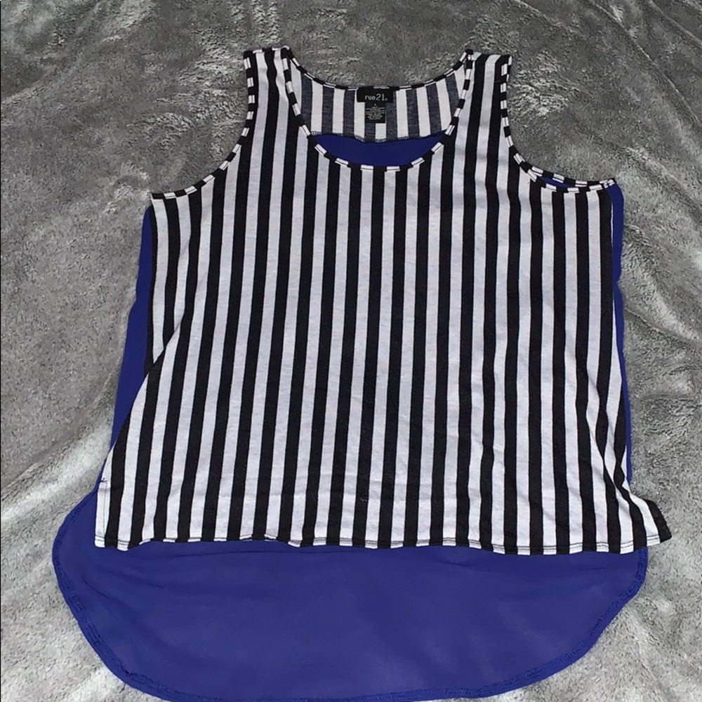 See through shirt half and half